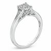 Thumbnail Image 2 of 1/4 CT. T.W. Composite Diamond Square Frame Engagement Ring in 10K White Gold