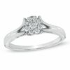 Thumbnail Image 0 of 1/4 CT. T.W. Multi-Diamond Engagement Ring in 10K White Gold