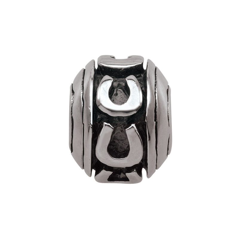 Main Image 1 of Persona® Sterling Silver Oxidized Horseshoe Charm