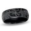 Thumbnail Image 1 of Triton 8.0mm Comfort Fit Tribal Black Titanium Wedding Band - Size 10