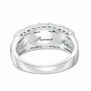 Thumbnail Image 3 of 1-1/2 CT. T.W. Princess-Cut Diamond Three Stone Engagement Ring in 14K White Gold