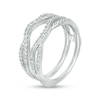 Thumbnail Image 2 of 1/3 CT. T.W. Diamond Split Shank Solitaire Enhancer in 14K White Gold
