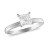 Thumbnail Image 0 of 1 CT. Princess-Cut Diamond Solitaire Engagement Ring in 14K White Gold (K/I3)