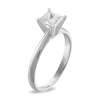 Thumbnail Image 1 of 1 CT. Princess-Cut Diamond Solitaire Engagement Ring in 14K White Gold (K/I3)