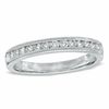 Thumbnail Image 1 of 1/4 CT. T.W. Diamond Anniversary Milgrain Band in 14K White Gold