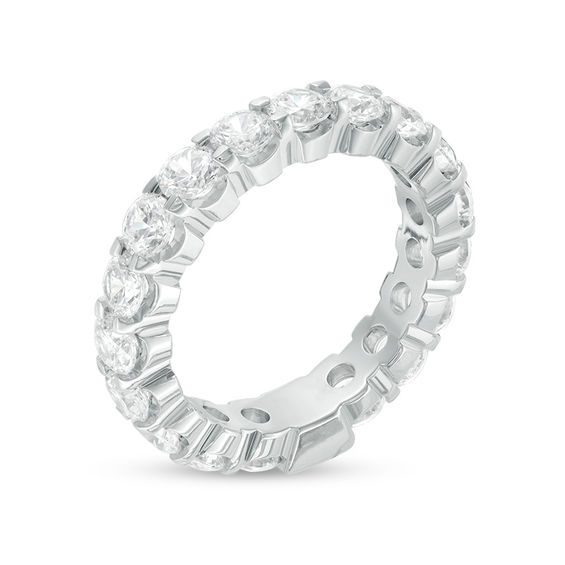 3 CT. T.w. Diamond Eternity Band in 14K White Gold