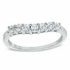 Thumbnail Image 1 of 1/2 CT. T.W. Diamond Contour Wedding Band in 14K White Gold