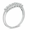 Thumbnail Image 1 of 1/2 CT. T.W. Diamond Contour Wedding Band in 14K White Gold