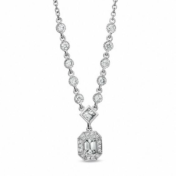 Diamond Bezel Necklace Zales Diamond Bezel Necklace Zales