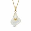 Thumbnail Image 0 of Mother-of-Pearl Flower Pendant in 14K Gold