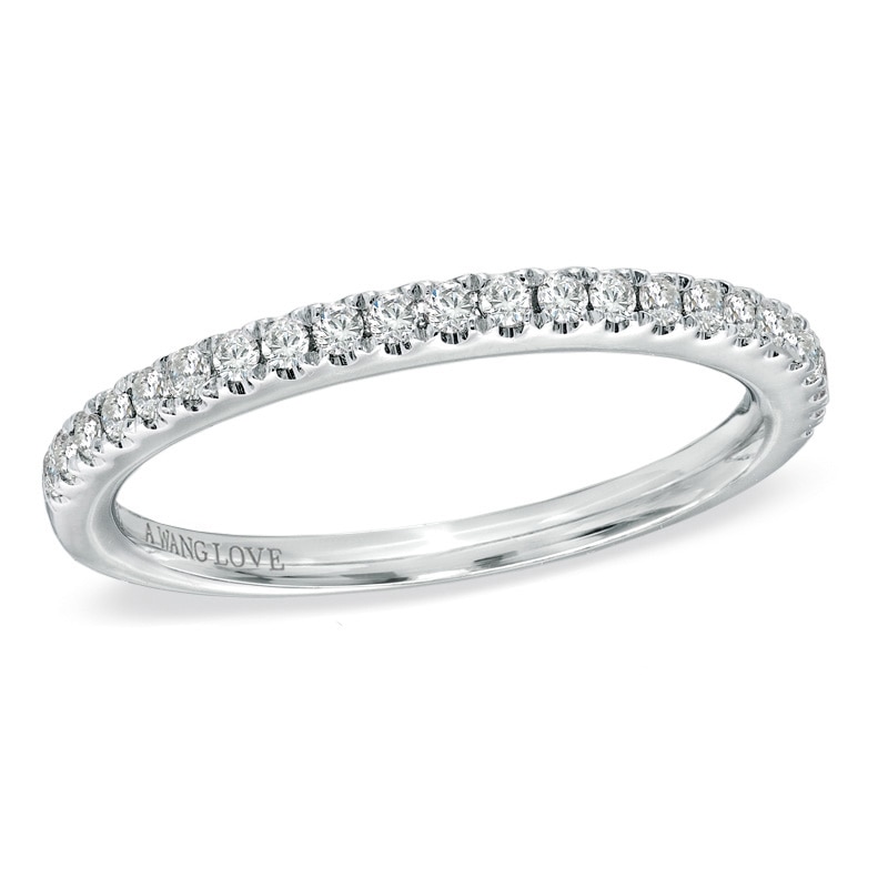 Main Image 1 of Vera Wang Love Collection 1/4 CT. T.W. Diamond Band in 14K White Gold