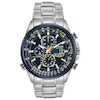 Thumbnail Image 0 of Men's Citizen Eco-Drive® Blue Angels World Chronograph A-T Watch with Blue Dial (Model: AT8020-54L)