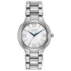 Thumbnail Image 1 of Ladies' Citizen Eco-Drive® Ciena Diamond Accent Watch with Silver Dial (Model: EM0090-57A)