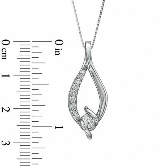 Sirenaâ¢ 1/3 CT. T.w. Diamond Pendant in 14K White Gold