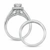 Thumbnail Image 3 of 1-1/2 CT. T.W. Certified Diamond Bridal Set in 14K White Gold (I/I1)