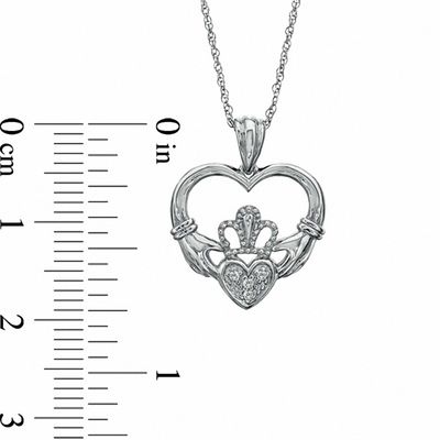 claddagh heart necklace