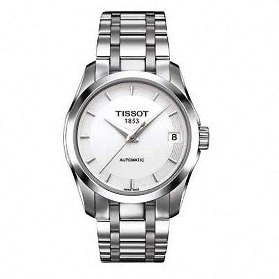 Ladies Tissot Couturier Automatic Watch with White Dial (Model: T035.207.11.011.00)