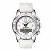 Thumbnail Image 1 of Ladies' Tissot T-Touch II Diamond Accent Titanium Strap Watch with White Dial (Model: T047.220.46.016.00)