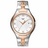 Thumbnail Image 1 of Ladies' Tissot T10 Two-Tone Watch with Silver-Tone Dial (Model: T082.210.22.038.00)