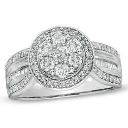 60 Off Clearance Zales T W Diamond Cer Frame Ring In 10k White Gold