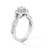 Thumbnail Image 3 of Vera Wang Love Collection 1 CT. T.W. Princess-Cut Diamond Double Frame Twist Engagement Ring in 14K White Gold