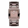 Thumbnail Image 1 of Ladies' Movado Luma Brown PVD Stainless Steel Watch with Square Taupe Dial (Model: 0606574)