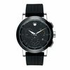 Thumbnail Image 0 of Men's Movado Museum® Black PVD Chronograph Watch with Black Dial (Model: 0606545)