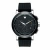 Thumbnail Image 1 of Men's Movado Museum® Black PVD Chronograph Watch with Black Dial (Model: 0606545)