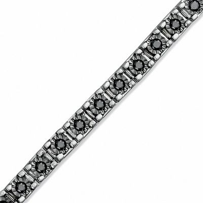 3 CT. T.W. Diamond Square-Shaped Swirl Frame Tennis Bracelet in 10K White  Gold | Zales