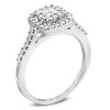 Thumbnail Image 1 of 1/2 CT. T.W. Quad Princess-Cut Diamond Frame Ring in 10K White Gold