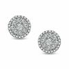 Thumbnail Image 1 of 1 CT. T.W. Baguette Diamond Double Frame Earrings in 10K White Gold