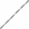 Thumbnail Image 0 of 1/4 CT. T.W. Diamond Three Stone Line Bracelet in 10K White Gold