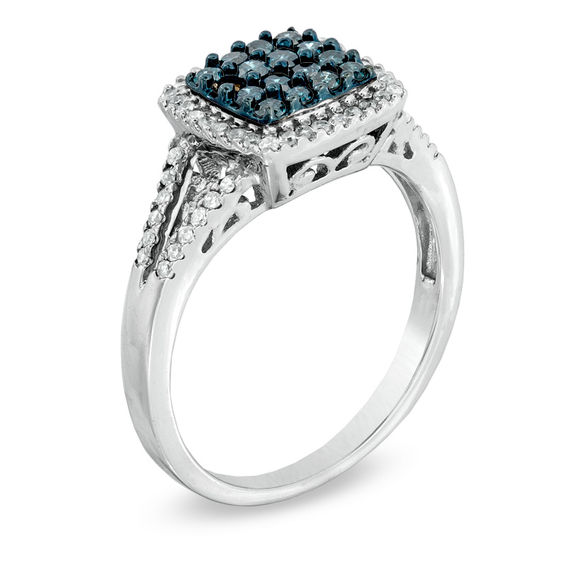 アクセサリー IVXLCDM TRIANGLE RING with DIAMOND Stackable Double Deep Chevron Diamond Ring - Abhika Jewels