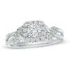 Thumbnail Image 0 of Vera Wang Love Collection 3/4 CT. T.W. Diamond Frame Twist Engagement Ring in 14K White Gold