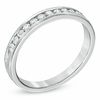 Thumbnail Image 2 of 1/4 CT. T.W. Certified Diamond Anniversary Band in 18K White Gold (F/I1)