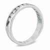 Thumbnail Image 2 of 1/2 CT. T.W. Certified Diamond Anniversary Band in 18K White Gold (F/I1)