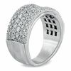 Thumbnail Image 1 of 1-1/3 CT. T.W. Diamond Multi-Row Anniversary Band in 14K White Gold