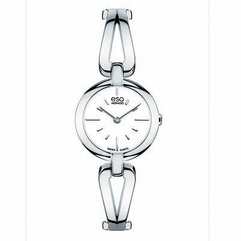 Main Image 1 of Ladies' ESQ Movado Corbel Bangle Watch with White Dial (Model: 07101394)