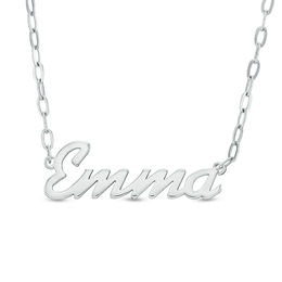 Name Necklaces Zales Name Necklace In Stainless Steel 12 Characters 17 25