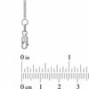 Thumbnail Image 1 of Ladies' 1.5mm Gourmette Chain Necklace in 14K White Gold - 18"