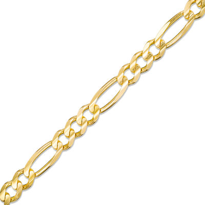 Zales Men's 14K Gold Figaro Chain Bracelet