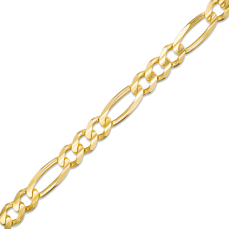 Men's  7.0mm Figaro Chain Bracelet in 14K Gold - 8.5"