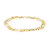 Thumbnail Image 2 of Men's  7.0mm Figaro Chain Bracelet in 14K Gold - 8.5"