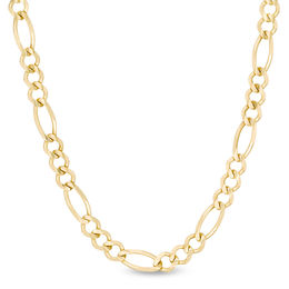 Men's 4.5mm Figaro Chain Necklace in 14K Gold - 24&quot;