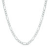 Thumbnail Image 0 of Men's 3.0mm Figaro Chain Necklace in Solid 14K White Gold - 24"