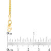 Thumbnail Image 1 of Ladies' 1.5mm Wheat Chain Necklace in 14K Gold - 18"