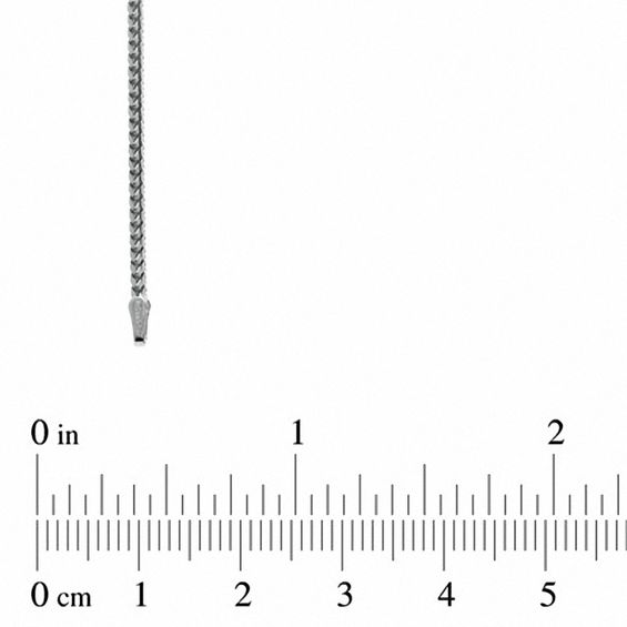 1.8mm Wheat Chain Necklace in 14K White Gold - 24"