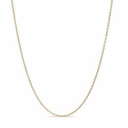 Ladies' 0.8mm Cable Chain Necklace in 14K Gold - 16&quot;