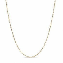 Ladies' 0.8mm Cable Chain Necklace in 14K Gold - 16"