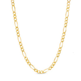 Men's 3.1mm Figaro Chain Necklace in 14K Gold - 22&quot;